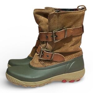 Cougar Maple Creek Duck Winter Boots Flannel Buffalo Plaid Lining Women Size 6